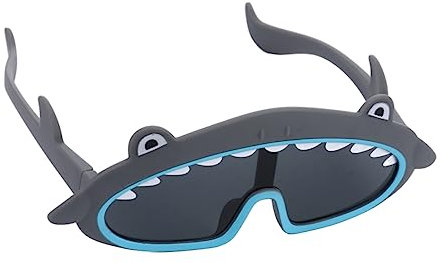 1stk Haifischform Partybrille Lustige Brille Hai- Scherzbrille Neuartige Partybrille Halloween-party- Party-hai-brille Abs Junge Partybedarf Kind