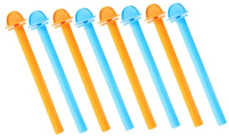 WOONEKY 8stücke Vogelkäfig Sitzstangen Universelle Vogelstandstangen Aus Strapazierfähigem Kunststoff Geeignet Für Wellensittiche Nymphensittiche Und Papageien Platzsparendes Zubehör