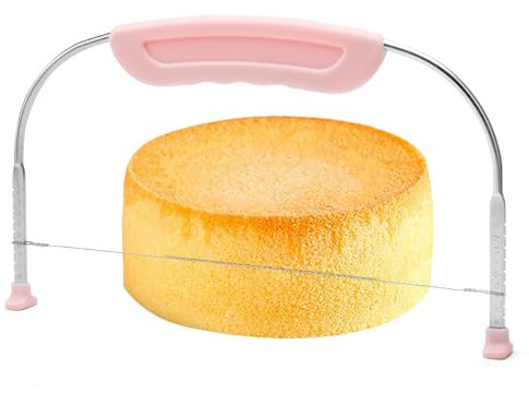 ZMDMAH Taglia Pan di Spagna, Taglia Torta, Regolabile Torta Taglierina Affettatrice Archetto Taglia Torta Acciaio Inox Cake Cutter Tagliatorta a Fette Tagliatorte Acciaio Inossidabile per Pasticceria