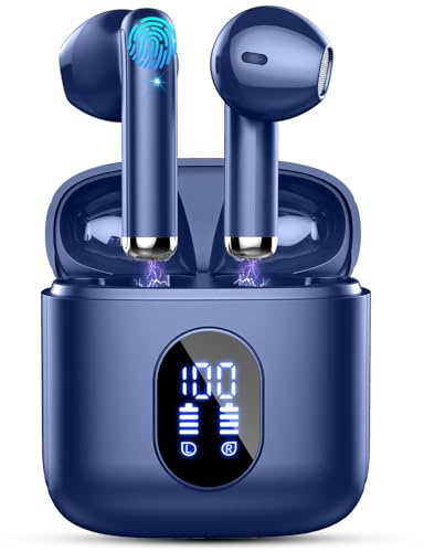 Drsaec Bluetooth 5.4 Kopfhörer, 2025 Neu In Ear Kopfhörer Kabellos Bluetooth 6D Tiefer Bass Kabellose Kopfhörer mit 4 ENC Mic, Noise Cancelling Ear Buds, 30Std, USB-C, IP7 Wasserdicht Sport Ohrhörer