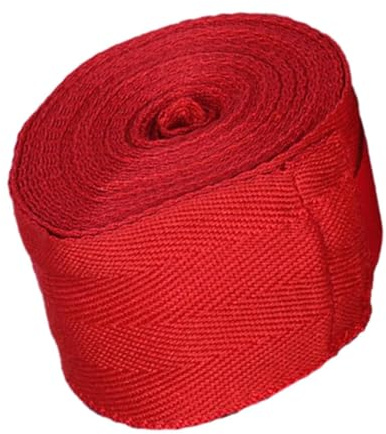 lopituwe Vendajes de Boxeo, Cinta elástica de Soporte para muñecas, Equipo para Proteger Las Manos Durante Las competiciones de Artes Marciales, Vendajes, Rojo, 5m