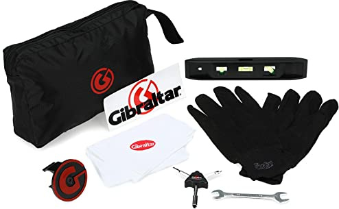 Gibraltar Accessory Drum Set - Rack Accessory Set - magnetic level, wrench, tri-key, gloves/pair, cleaning cloth, Clip-on Logo, RF-TKIT