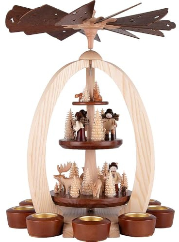 3-Tier Pyramid in The Forest - Exclusive - 44 cm / 17.3 inch