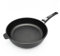 NOWA Aluguss Schmorpfanne (28 cm Ø) - Antihaftbeschichtete Hochrandpfanne (7 cm Innenhöhe) mit abnehmbarem Griff für alle Herdarten – backofen- & induktionsgeeignet