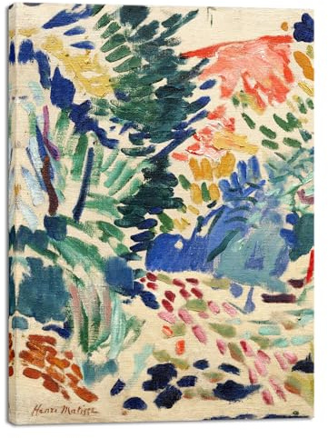 Wieco Art Canvas Prints Wall Art Henri Matisse Aesthetic Posters Landscape at Collioure Art Exhibition Matisse Prints Posters for Living Room Home Decorations