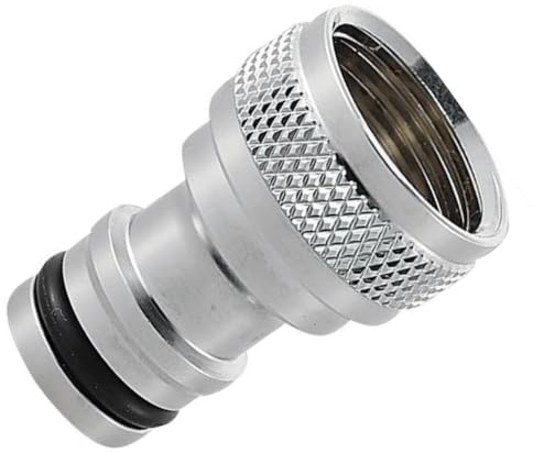 Schläfer 681000 | Raccordo Portagomma Universale G 1/2 Ø 18,64 mm per Rubinetto da Giardino, Connettore Tubo Acqua, Portagomma Innesto Rapido in Ottone Cromo