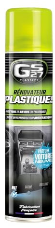 GS27 - Rénovateur Plastiques Voiture - Finition Mate - Parfum Voiture Neuve - Spray 400 ML