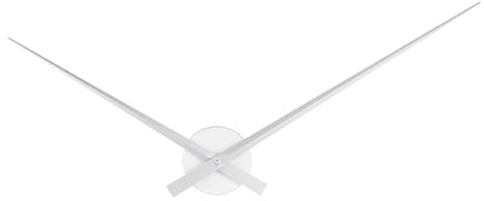 Karlsson Wanduhr Little Big Time - Silber - Ø77,5cm - Rund - Aluminium - Wanduhr Modern Wohnzimmer - Wanduhren