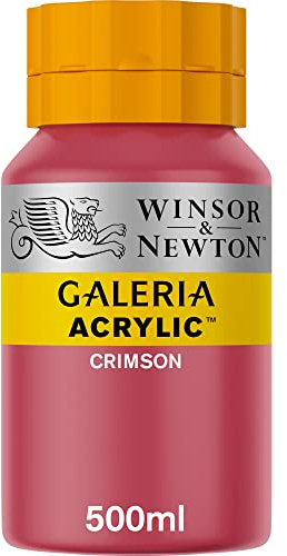 Winsor & Newton, Galeria Acrylic, Crimson, 500ml