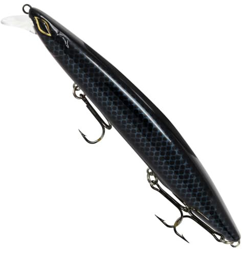FTM Seika Nightveit Wobbler 140mm 14cm 27g Silent Deep Blue C 8900254 Zanderwobbler Wobbler Lauftiefe 0,5-1m