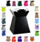 Glossy Vibrant Bouquet, Flower Box/Vase - Transportation Display, Presentation Boxes (1, Black)