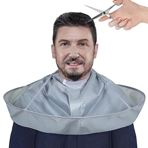 Mantella da barbiere – 60 cm | Mantella impermeabile per capelli | Mantella pieghevole per parrucchiere | Mantella per capelli | Mantella per capelli | Accessori per taglio capelli | Mantella per