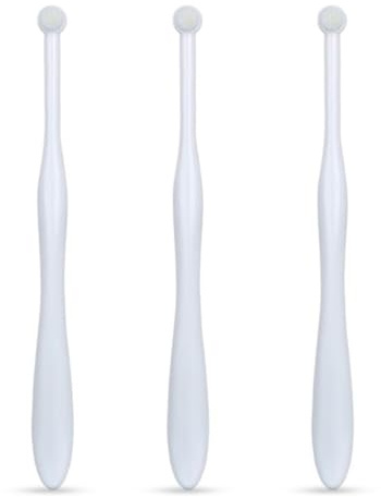 2 unidades / 3 cepillos de dientes para perros, cerdas ultrasuaves para dientes y encías sensibles, cepillo de dientes para perros de cachorros, gatitos, gatos, razas pequeñas