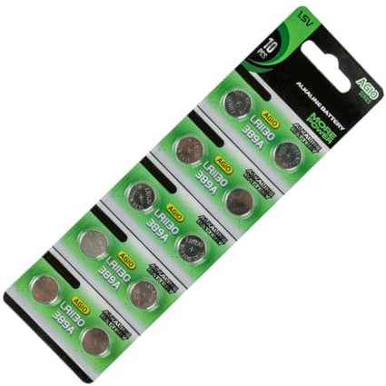 AG10 LR1130 Alkaline Knopfbatterien Knopfzelle für Fernbedienung und Uhr