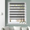 Grandekor Doppelrollo Klemmfix ohne Bohren Anthrazit 90x130cm(Stoffbreite 86cm) Fenster Rollos für innen Klemmrollos Duo Rollos für Fenster ohne Bohren mit Bohren Privatschutz UV-Schutz Zebrarollo