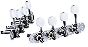 ORTEGA Mandolin Stimmmechaniken-Set, F-style, premium, white buttons, chrom (OTMMAPREM-CR)