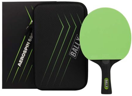 BallX Pro Carbon Tischtennisschläger AeroSpin 6000 | Tischtennisschläger Carbon | Tischtennisschläger Profi | Profi Tischtennisschläger | Tischtennisschläger Profi 5 Sterne | Tischtenniskelle Profi