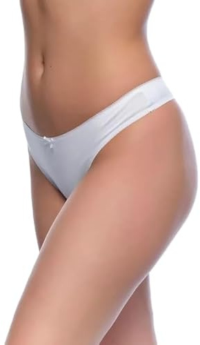 Clossy London Cotton Thongs for Women: Sexy Hipster Bikini Panties, Breathable Underwear Knickers for Ladies 6-Pack