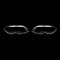 CQFCY Auto Frontscheinwerfer Linsenabdeckung für BMW X5 2004 2005 2006 2007, Transparente Headlight Glas Lampenabdeckung Shell Ersatz Abdeckungen,C-Left+right