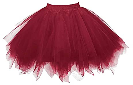 Tutu Jupe Femme Grande Taille, Jupe en Tulle Femme Taille Haute,Jupe Plissee Femme IrréGulièRe Vintage pour Adulte Adolescent Ballet Danse Princesse Party Soiree Halloween Carnaval Mardi Gras Jupette