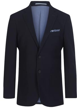 Dobell Mens Navy Moleskin Jacket Regular Fit 100% Cotton-50R
