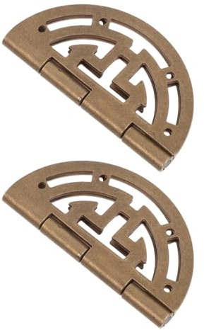 Operitacx Bisagras de Latón Antiguo Resistentes y Duraderas Diseño Vintage Elegante 2 Piezas para Caja de Joyería para Cajas de Madera Decorativas