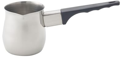 Fino Turkish Warmer Coffee Pot, Professional Quality 18/8 Stainless Steel, 6-Ounce Capacity, For Turkish Coffee, Hot Chocolate, Sauces, Everyday Meals, And Holiday Entertaining