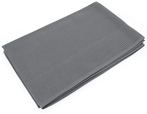 Linnea Drap de Bain 90x160 cm nid d'abeille Pure Waffle 300 g/m² Anthracite