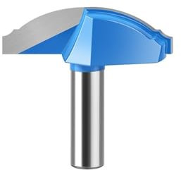 Fraises CNC for Portes De Placard À Panneaux Surélevés, Queue De 12 Mm (1/2 Pouce) Profil Ogive, Outil De Gravure Et Fraisage for Machines À Bois(12X63.5mm)