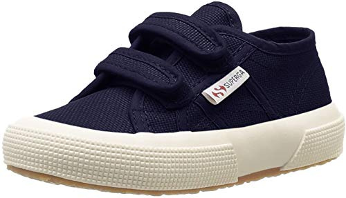 SUPERGA 2750 COTJSTRAP CLASSIC, Sneaker, Unisex - Bambini e ragazzi, Blu (Navy 933), 31 EU