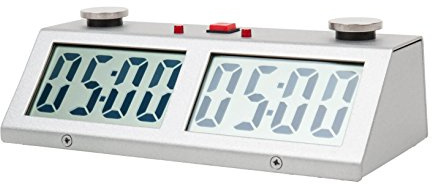 The House of Staunton Zmart Pro Digital Chess Clock - Silver