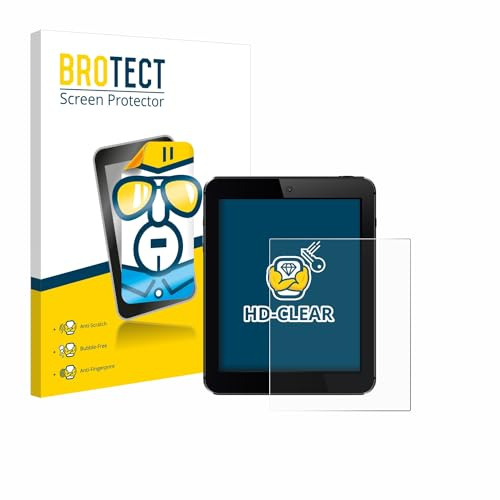 brotect 15.6 Pellicola Protettiva per Tablet PC con 15,6 Pollici (39.6 cm) [345 x 194 mm, 16:9] Trasparente Anti-Impronte