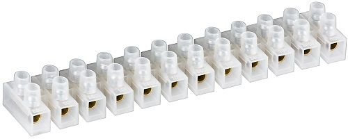 CABLEPELADO Regleta de conexión de Cables eléctricos | Clema para Cables | Empalme Cable eléctrico | Apto para Cables de Sección 16mm | Intensidad 15A | Transparente