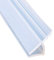 ETOPARS Bad Dichtung Badtür Dichtungsstreifen Bildschirm Duschkabinen Fensterspaltdichtung Gummi Glas Unterseite Wetter 6mm 78 H Form 0-20mm Spalt