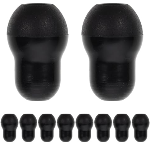 Healifty 10 St Silikon Stethoskop Ohrstöpsel Ersatz Zubehör Weich Universal 0.79 Zoll 2.5 Mm Für Klinik Und Diagnostik
