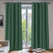 Deconovo Green Curtains Thermal Insulated Eyelet Blackout Curtains for Bedroom 90 x 90 Inch Forest Green Two Panels