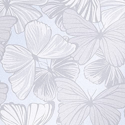 Laura Ashley Butterfly Garden Sugared Grey Tapete