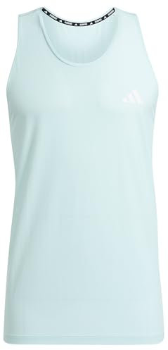 adidas Herren Own The Run Tank Top, semi Flash Aqua, 3XL