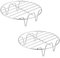 2 Pack Air Fryer Rack Round 8 inch, Stainless Steel Air Fryer Basket Tray, Dehydrator Rack for Air Fryer, Steaming Cooling Drying Baking Cooking Rack for Air Fryer/Oven/Stockpot/Pressure Cooker