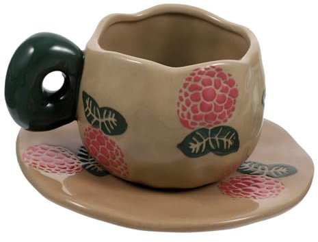 Mikinona Finnisches Retro-kaffeetassen-set Aus Keramik Teetassen Für Den Täglichen Gebrauch Im Home Office