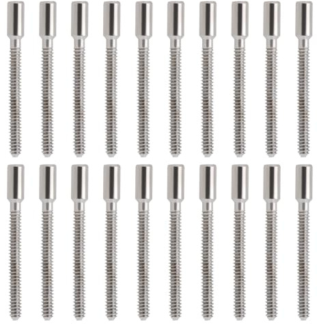 YINETTECH 20 Piezas Extensores Vástago Reloj 0,9 Mm Barra Extensión Reloj Extensor Vástago Cuerda Barra Resorte Reloj Extensor Vástago Corona Reloj Accesorio Reparación Relojes