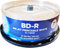 ACU-DISC Pro-Series BD-R 25GB 6x HTL Full Face White Inkjet Printable Single Layer Recordable Blank Data Blu-Ray Discs 130 Minutes Cake Box/Spindle 8186 - 50 Pack