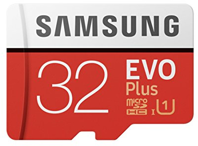 Samsung EVO Plus 32 GB microSDHC UHS-I U1 Memory Card with Adapter