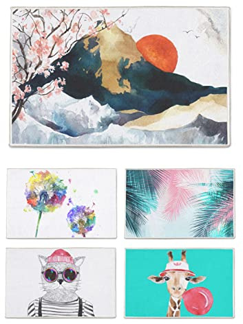 arteneur® - Badematten & Badteppiche 50x80 cm | Badvorleger rutschfest Waschbar bis 40°C | Saugstark & Schnelltrocknend | Fußbodenheizung Geeignet | Weich & Flauschig | Badezimmerteppich Japan