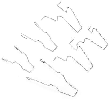 Stahl Scheinwerfer Haltefeder Klemme, KIMISS 6PCS Glühbirne Haltefeder Klemmen 5ZHSFULLKIT Scheinwerfer-Halteklammer Scheinwerfer Abblendlicht Scheinwerfer Federklemme für H1/H3/H4/H7