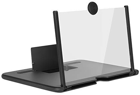 MaoXinTek Bildschirmlupe für Smartphones, 3D HD Bildschirmverstärker Faltbarer Bildschirm Phone Screen Projection Tragbares Heimkino für Filme Videos und Spiele(10 Zoll)