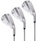 Mile High Life | Geschmiedete Golf-Sandkeil-Sets | Golf Gap Wedge Sets für Anfänger | Lob Wedge Golfschläger für Herren und Damen (Silver-50/54/58 Degrees Set)