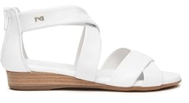 Nero Giardini E615830D Sandali Donna in Pelle - Bianco 37 EU