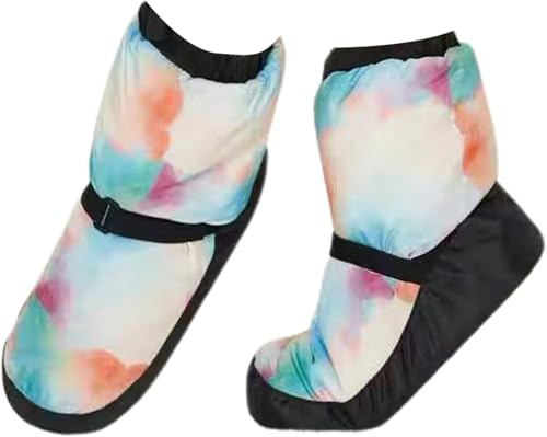 E-ALLDIR Botas de Ballet y Calentamiento, Zapatos de Baile para Entrenamiento, Diseño Cálido de Invierno para Mujer