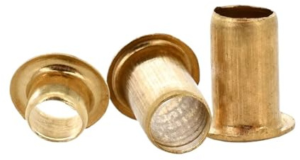 Tuercas de remache huecas de latón dorado M0.9-M6(M2.3x6mm(100pcs))